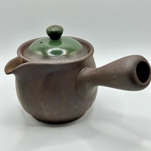 Japanese Kyusu Ceramic Teapot - As Is - 4” Tall