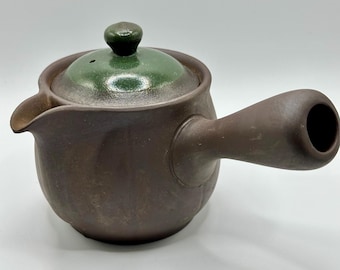 Japanese Kyusu Ceramic Teapot - As Is - 4” Tall