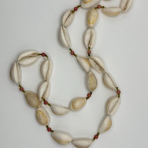 Vintage Cowrie Shell Necklace