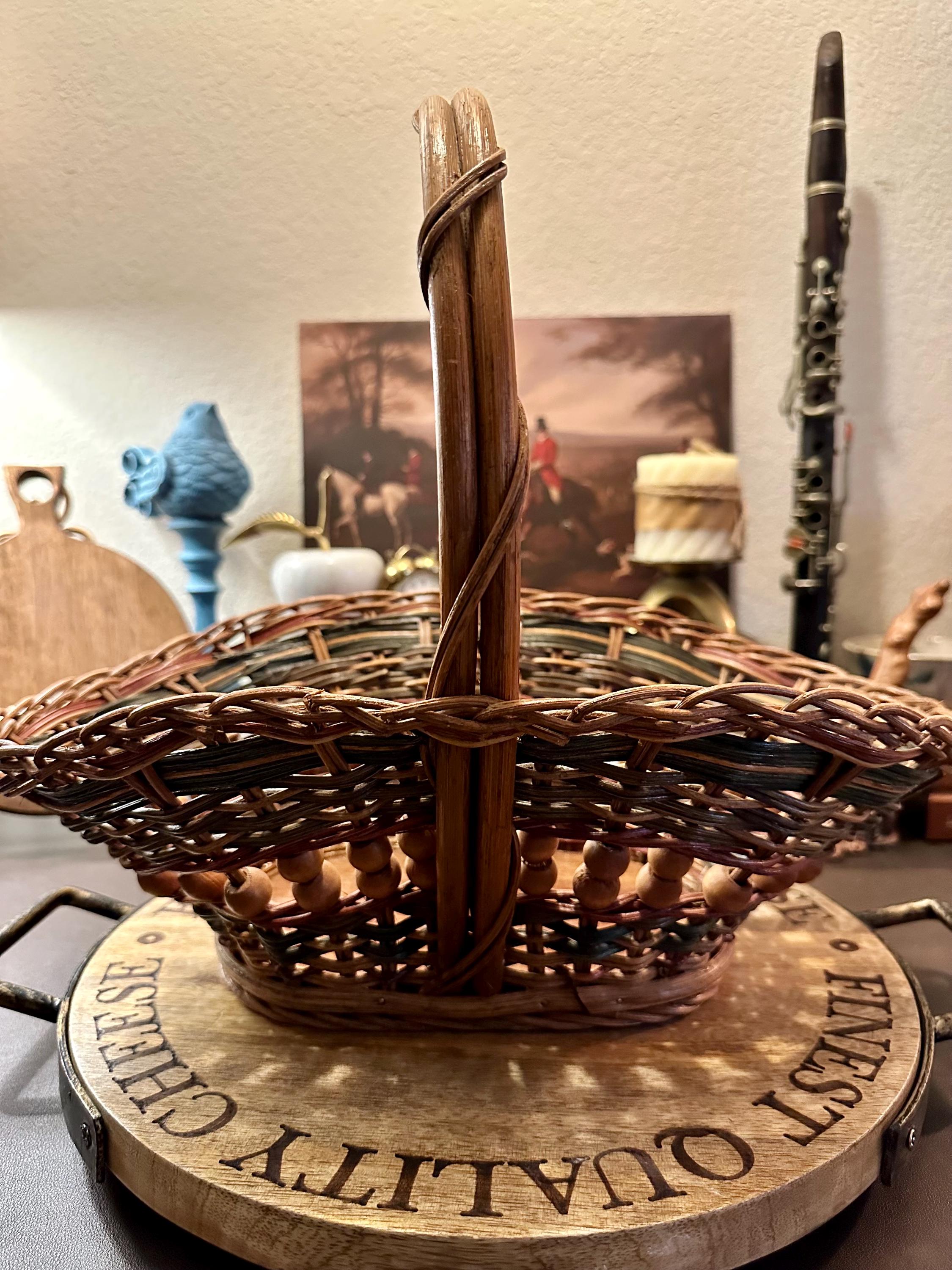 Vintage Basket Rattan Philippines - Etsy