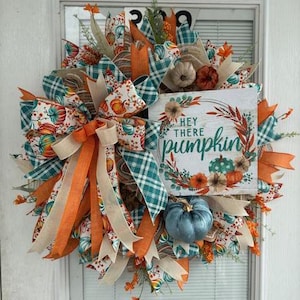 Fall Pumpkin Wreath