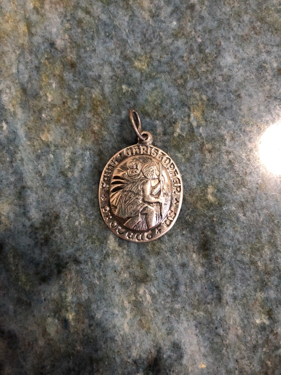 Antique French Vintage Sterling Silver Catholic Re