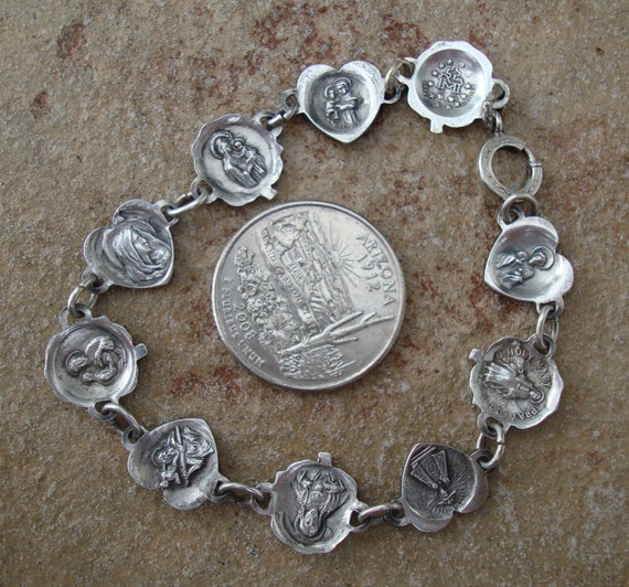 VERY RARE Antique Vintage Sterling Silver Decade … - image 3