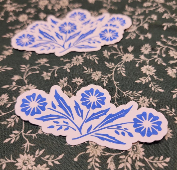 Cornflower Blue Corningware Sticker