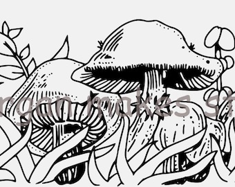 Pyrex Design SVG - Forest Fancies