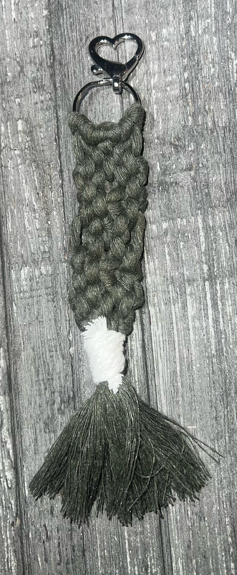 Handcrafted Macrame Keychain - Etsy