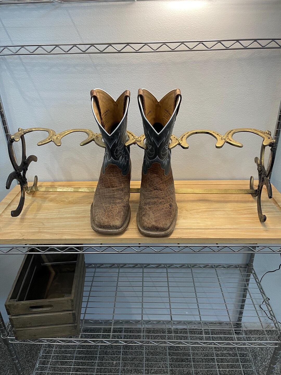 Horseshoe Boot Rack - Etsy