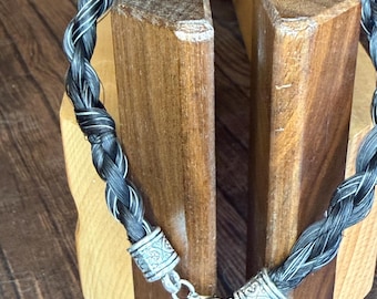 Pulsera de recuerdo de crin de caballo