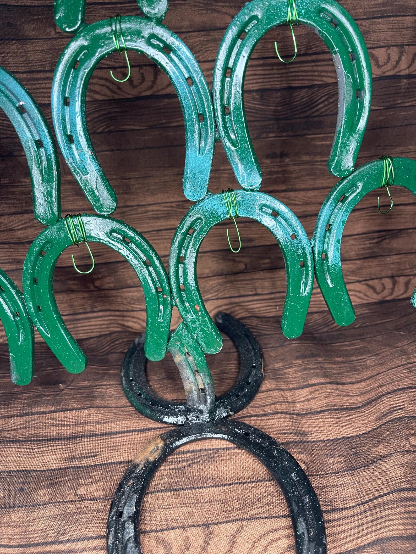 Etsy horseshoe christmas tree