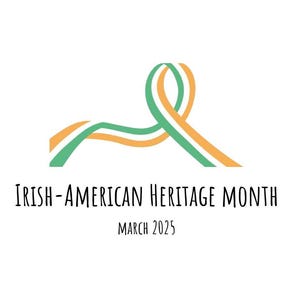 Feiern Sie Irish American Heritage Month Digital Design Art | Für Poster Sticker T-shirt Arbeitsblatt Flyer | Irische Geschichte Unterstützung Solidarität
