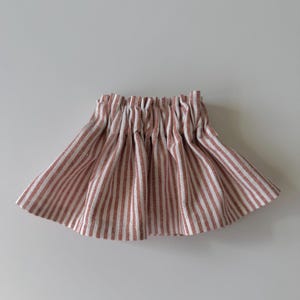 Mini Lampshade Cover - Red and White Stripe