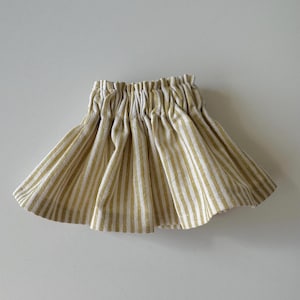 Mini Lampshade Cover - Yellow and White Stripe
