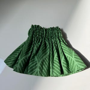 Mini Lampshade Cover - Green Leaf