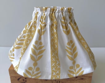 6" Clip Lampshade - Georgiana Yellow