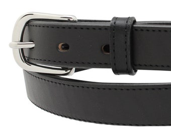 Cinturón de vestido de los hombres 1 "suave cosido arnés de cuero cinturón amish hecho a mano genuino cuero boda accesorio grande para regalo para él