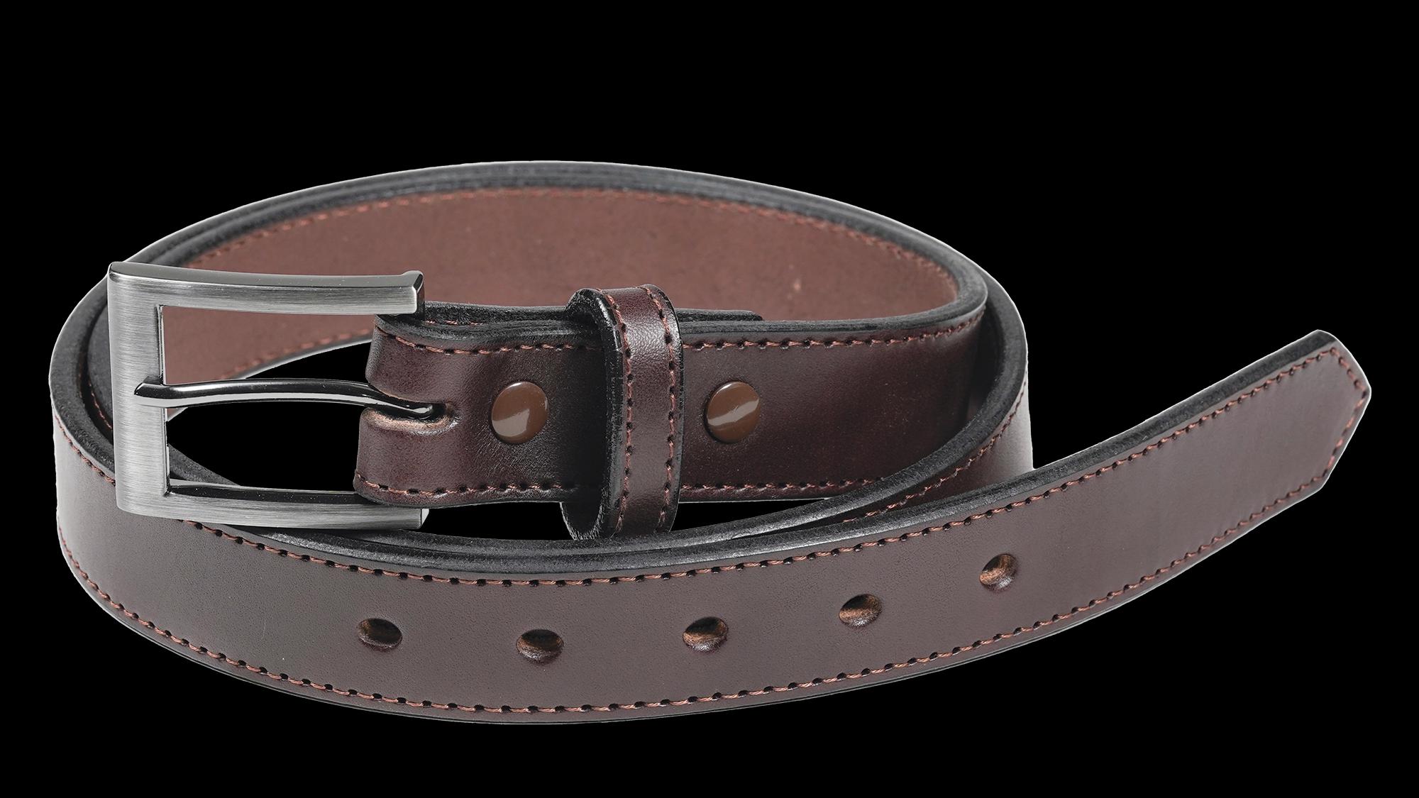 genuine leather dress belt 1 1/4