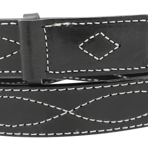 Leather Mechanics Belt 1 1/2&#39;&#39;  up to 60&quot; waist, Black, Brown