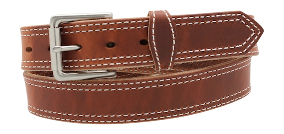 1 12” Full Grain Leather Work Belt up to 70” waist, Brown, Dark Brown, Black 1 12” Full Grain Leather Work Belt up to 70” waist, Brown, Dark Brown, Black