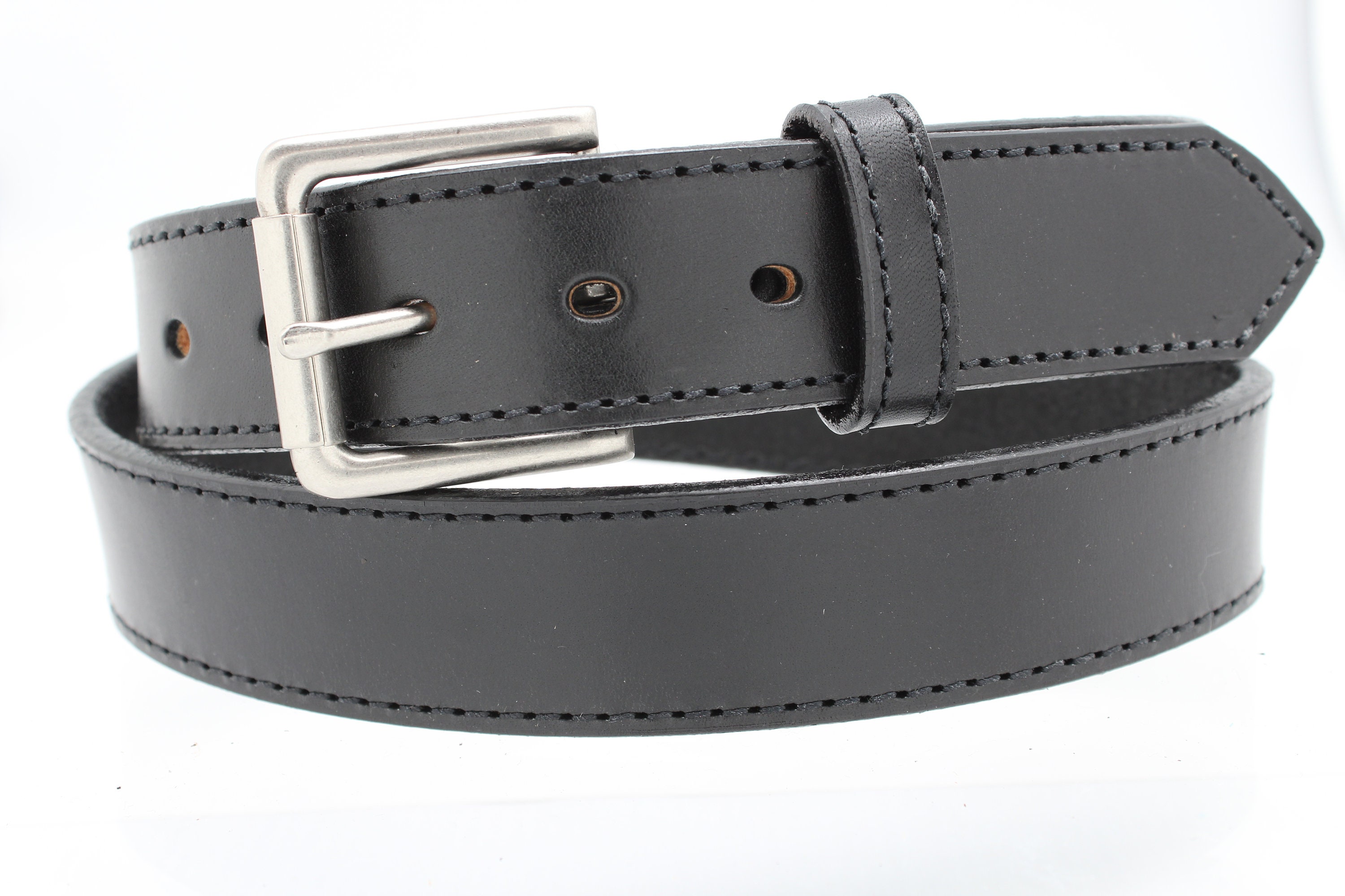 Leather Gun Belt 14 Oz 1 1/2 Heavy Duty Concealed Carry - Etsy