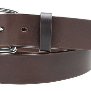 Latigo Leather Belt 1 1/2'' up to 70'' waist image 2