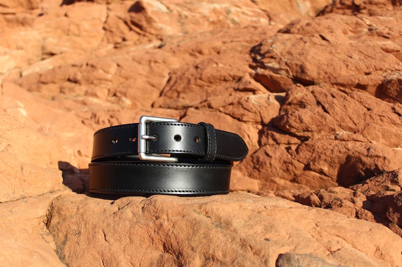 Gun Belt Heavy Duty Gun Belt Men's Leather Gun Belt Etsy