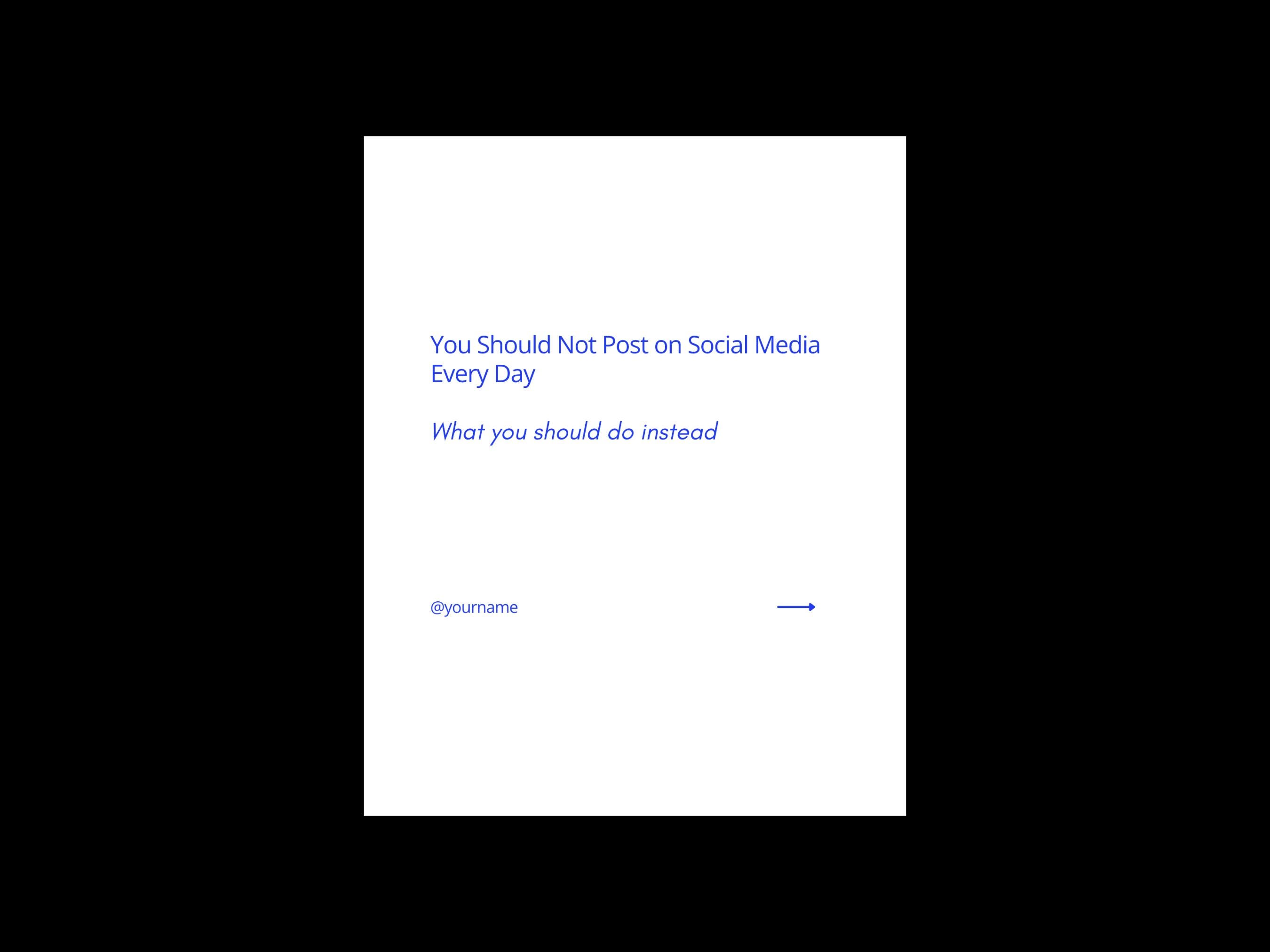 Minimalist instagram post templates for small business entrepreneurs