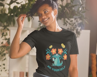 Sei du selbst Unisex T-Shirt | Motivierende psychische Gesundheit Tee
