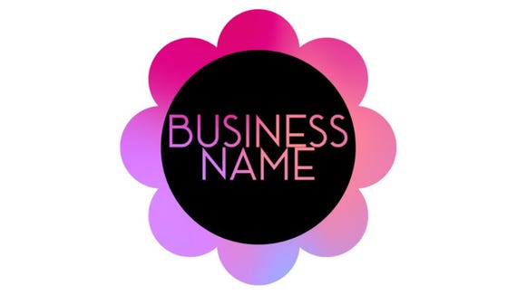 Customizable Gradient Logo Design | Colorful Small Business Logo | Modern Logo Design | Customized Logo
