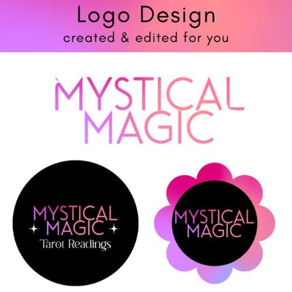 Customizable Gradient Logo Design | Colorful Small Business Logo | Modern Logo Design | Customized Logo