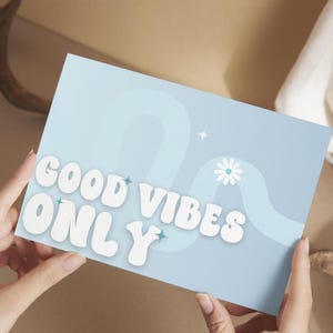 Bestelkaartsjabloon in retrostijl uit de jaren 60: bewerkbare digitale download van canva | Kant-en-klare Small Business Bedankt voor je bestelkaart