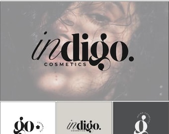 Elegant Modern DIY Logo Template: Luxury Brand Design (Canva Editable, Digital Download)