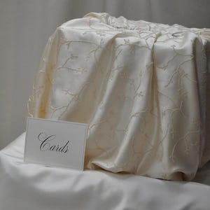 Pozo de los deseos, caja de tarjeta para pozo de los deseos de boda, pozo de los deseos de tela
