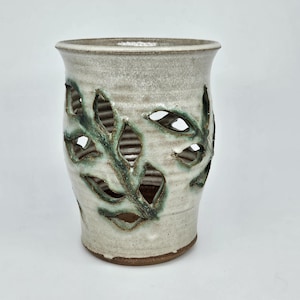 6 Inch Studio Pottery Orchid Pot, Aerated Ceramic Planter, Gifts for Gardeners