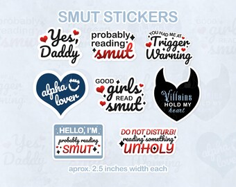 Smut Stickers | aprox. 2.5 inches | NSFW