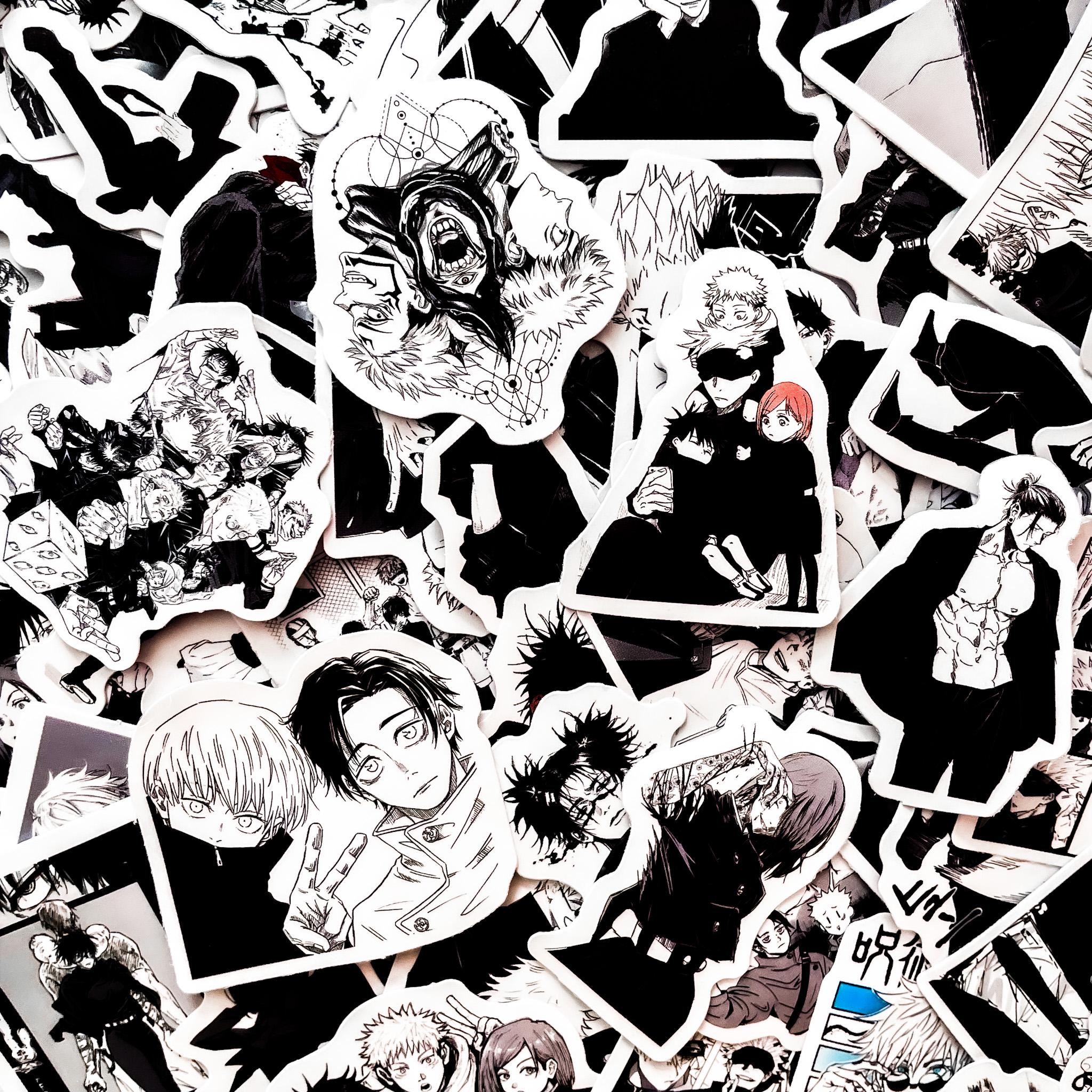 100PCS Gojo Satoru Stickers, Comic Art Aesthetic Stickers, Pop Culture ...