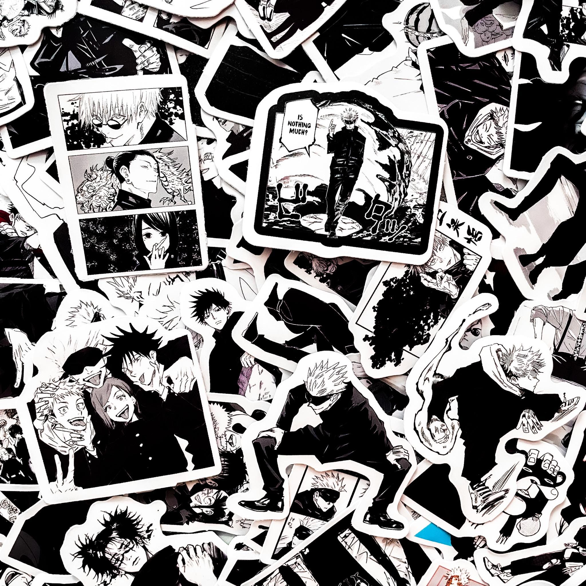100PCS Gojo Satoru Stickers, Comic Art Aesthetic Stickers, Pop Culture ...