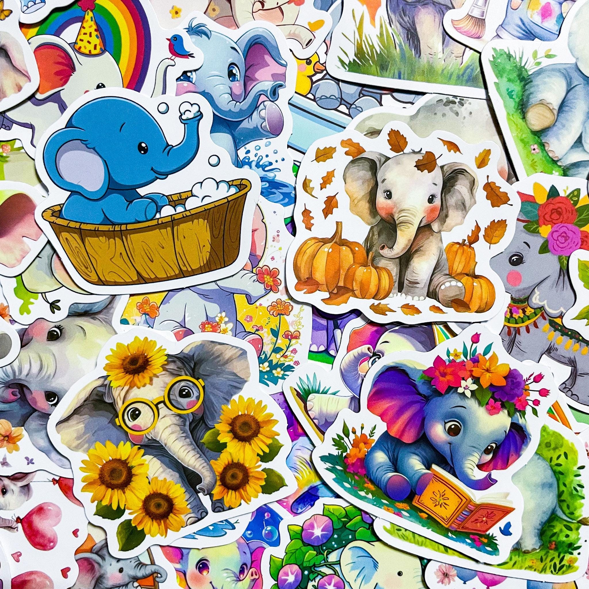 elfbar nachfüll pod läuft aus Elephant Stickers