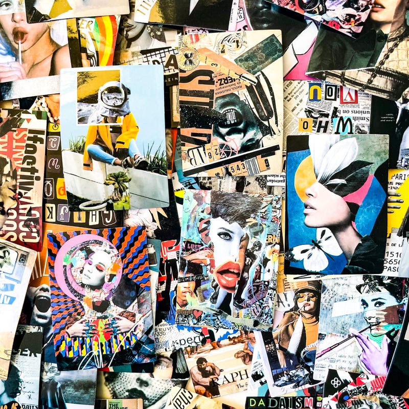 Sticker Collage Fun Fun Stickers - Etsy