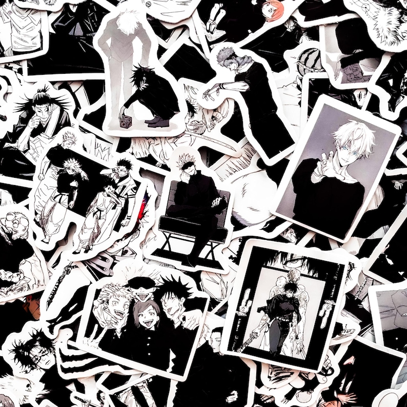 100PCS Gojo Satoru Stickers, Comic Art Aesthetic Stickers, Pop Culture ...