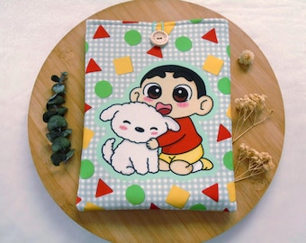 Custodia per libri Shin Chan / Fatta a mano / Design Pajama Cottage / Fantasy20es