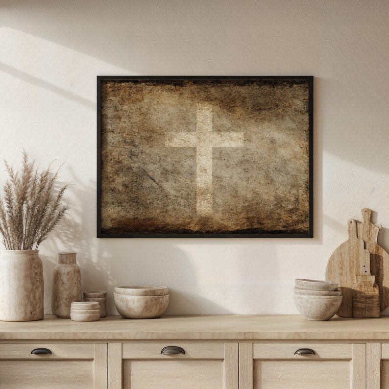 rustic-cross-painting-print-religious-abstract-wall-art-christian