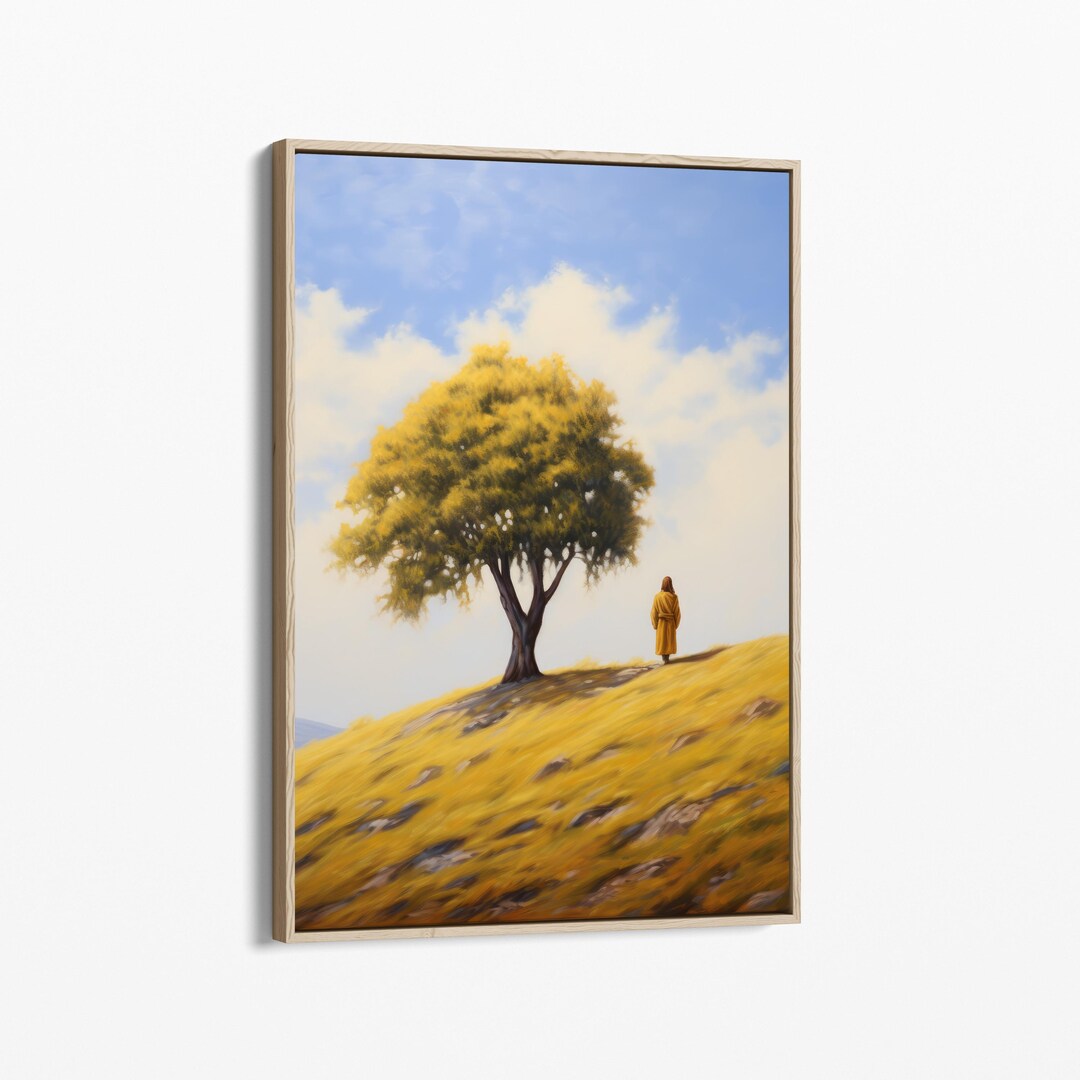 Parable of the Mustard Seed Oil Painting Canvas Print | Faith Small as ...
