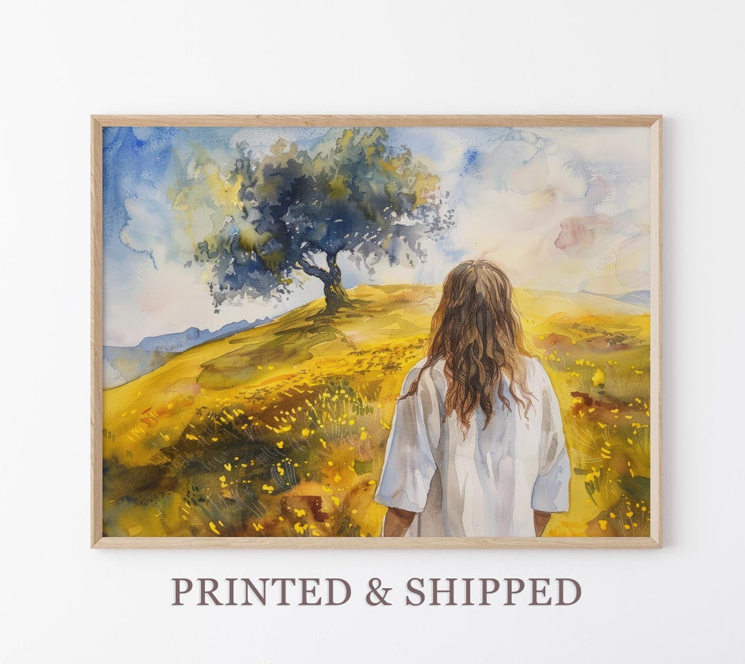 Watercolour Parable of the Mustard Seed Oil Painting Print | Faith as ...