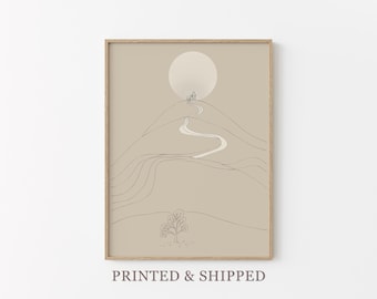 The Good Shepherd Minimalistic Sketch Print | Lost Sheep | Lamb of God | Jesus Bible Wall Art | Christian Faith | Jesus Leaves the 99 | TGS2