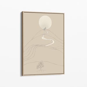 The Good Shepherd Minimalistic Canvas Print | Lost Sheep | Lamb of God | Bible Wall Art | Christian Faith | Jesus Leaves the 99 | CTGS2