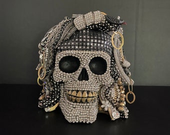 Skull in Dreadlocks