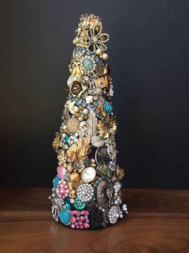 Vintage jeweled tree image 3