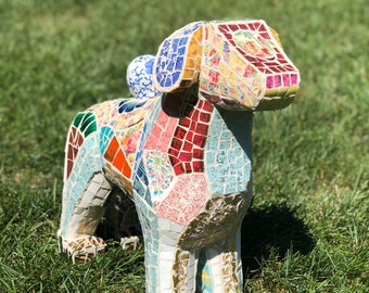 Mosaic dog