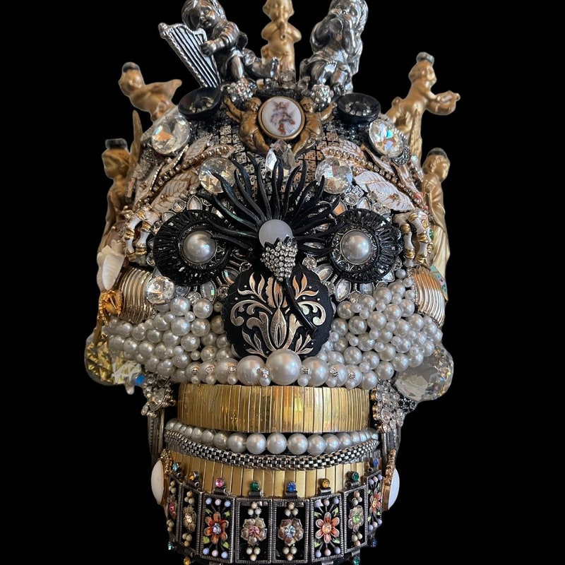 180 Degrees Jeweled Skull main image 1