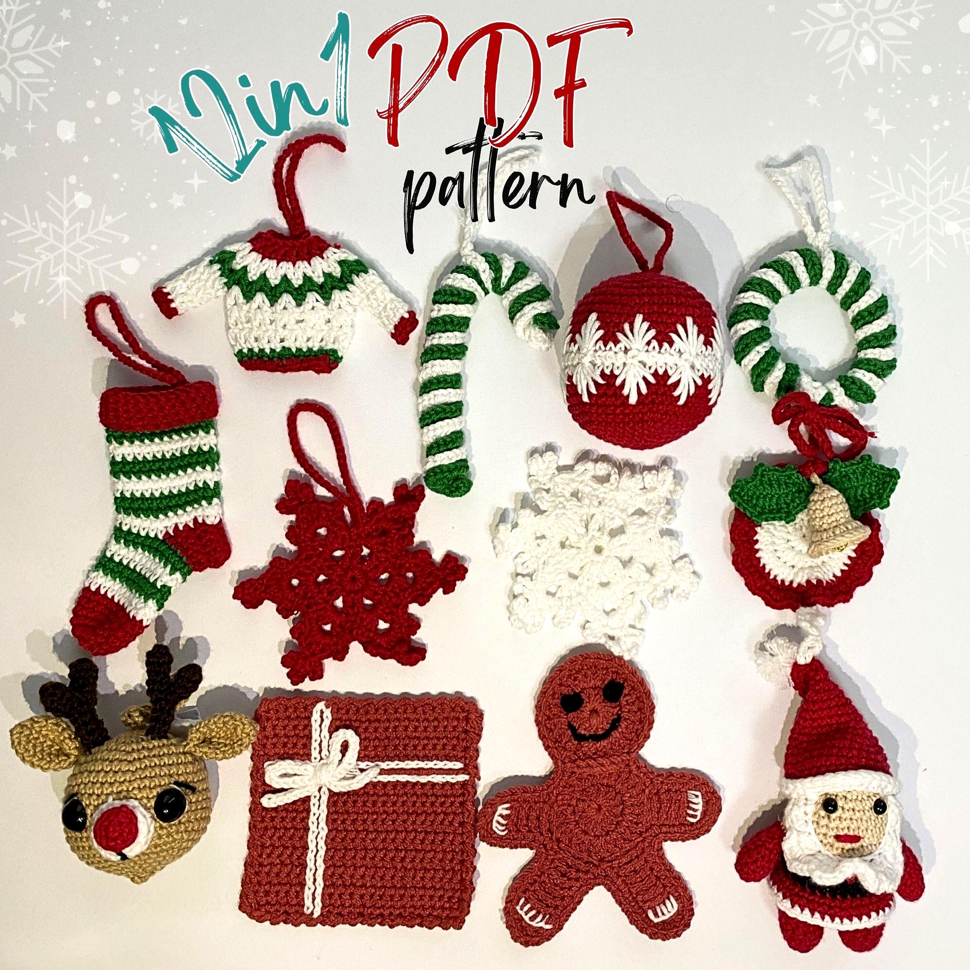 40 Free Christmas Crochet Patterns – Creative Projects 7 Christmas Ornaments Crochet Pattern Bundle